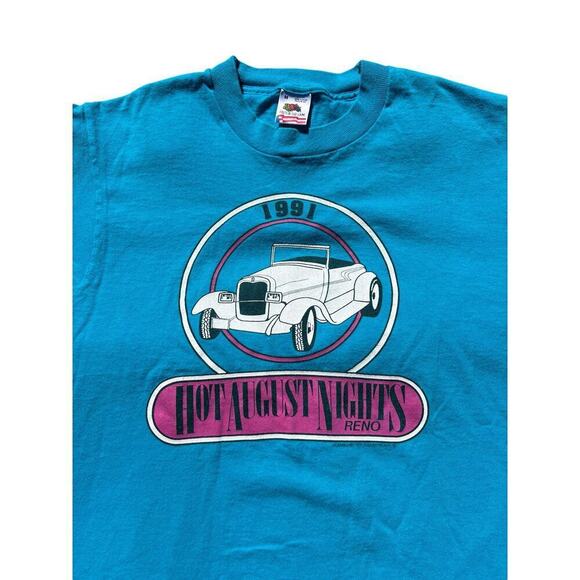 Vintage RARE 1991‎ Hot August Nights Classic Car Show Reno, Nevada T-Shirt - M - Picture 3 of 9